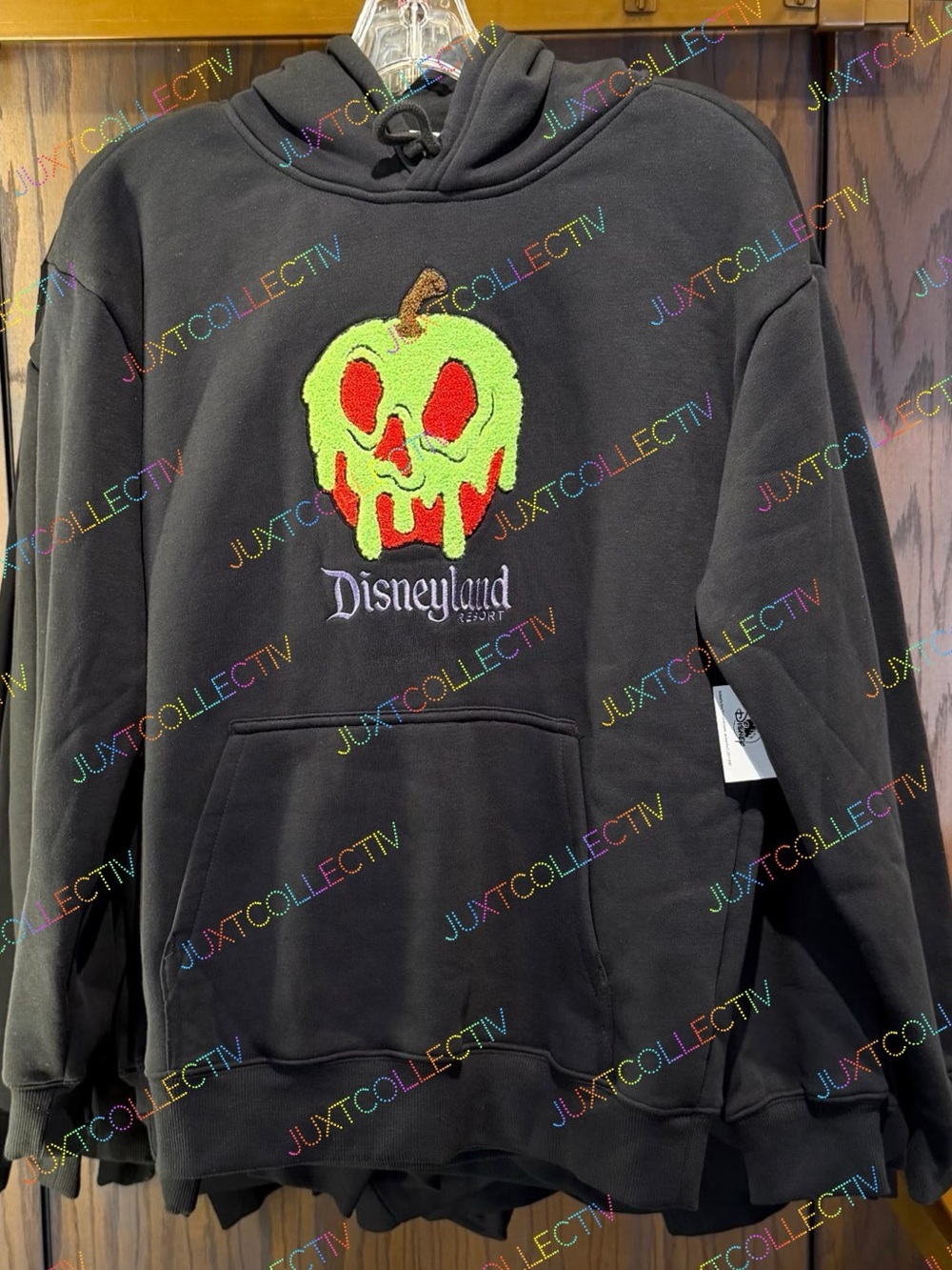 Disneyland Evil Queen Poison Apple Villain Embroidered Hoodie Sweatshirt